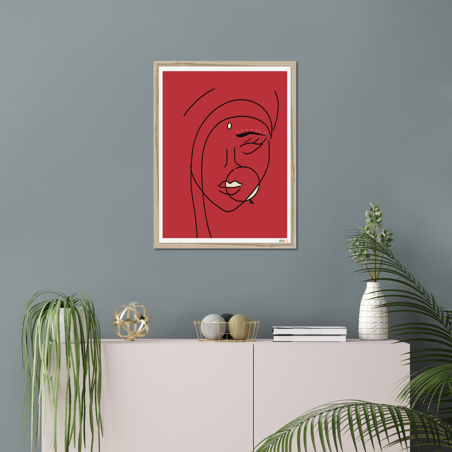 'CHOKRI' Minimalist Cultural Fine Art Print