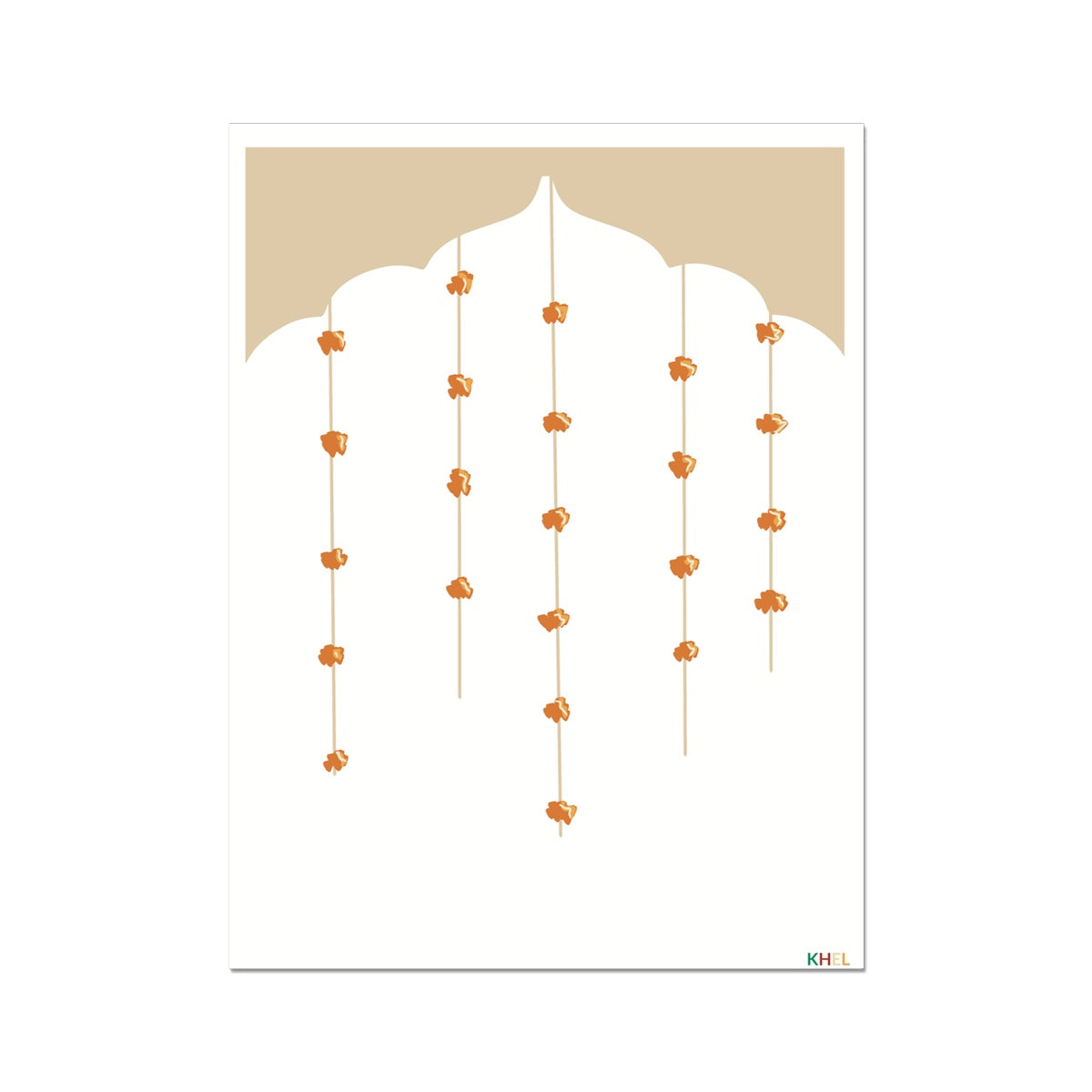 'PHOOL MAHAL MORNING' Minimalist Cultural Fine Art Print