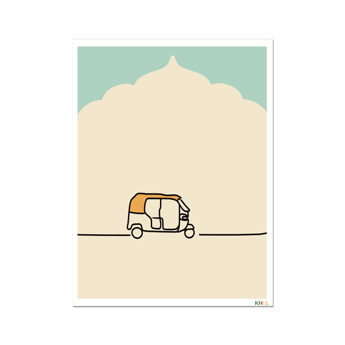 'HORN PLEASE' Minimalist Cultural Fine Art Print