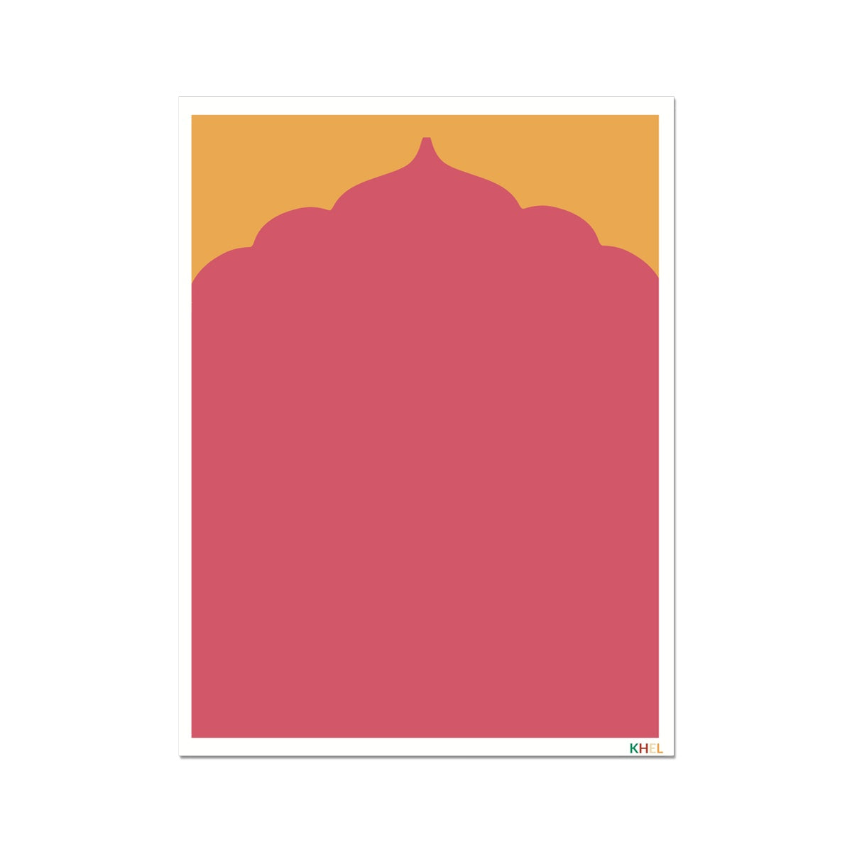 'SPRING MAHAL' Minimalist Cultural Fine Art Print