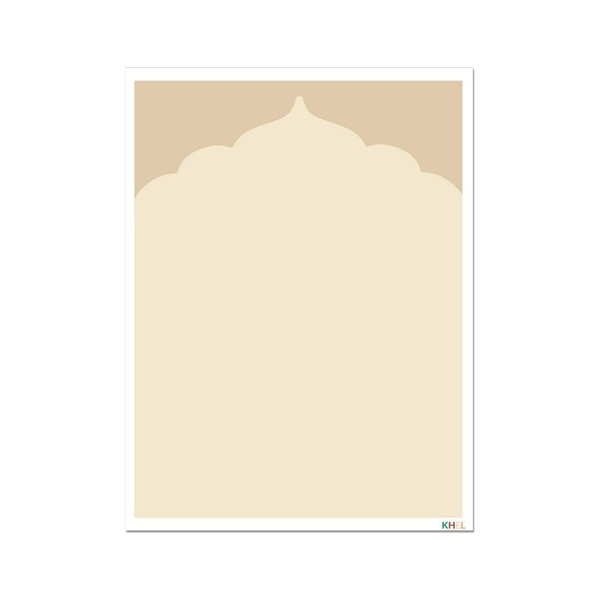 'EVENING MAHAL' Minimalist Cultural Fine Art Print