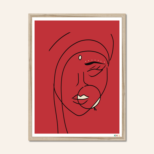 'CHOKRI' Minimalist Cultural Fine Art Print