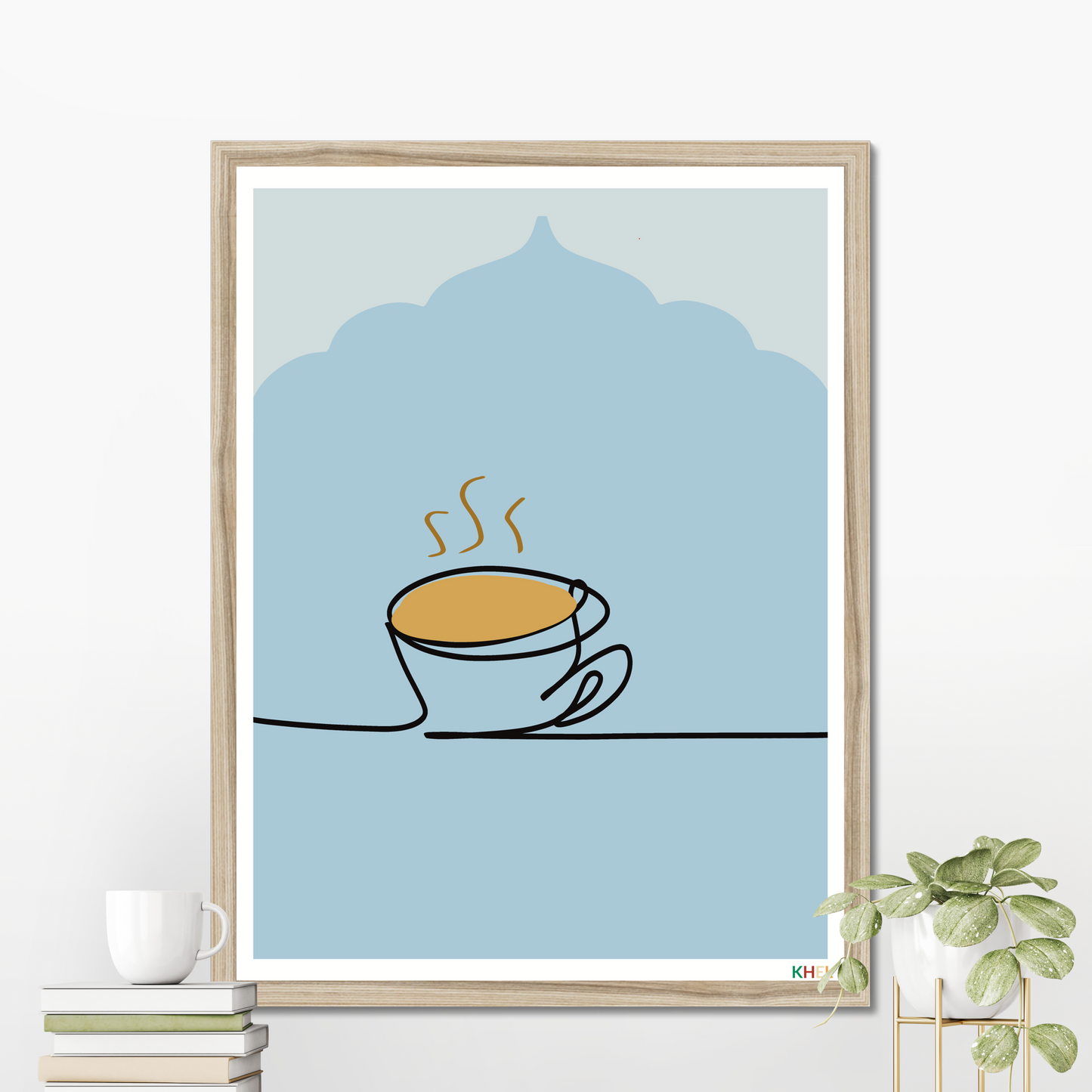 'MONSOON CHAI' Minimalist Cultural Fine Art Print