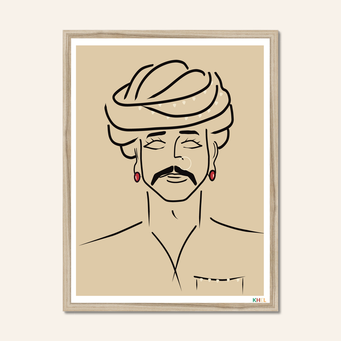 'SULTAN' Minimalist Cultural Fine Art Print