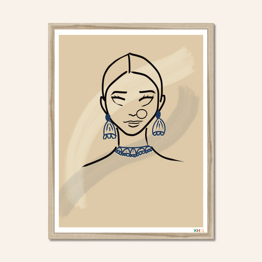 'KUMARI' Minimalist Cultural Fine Art Print