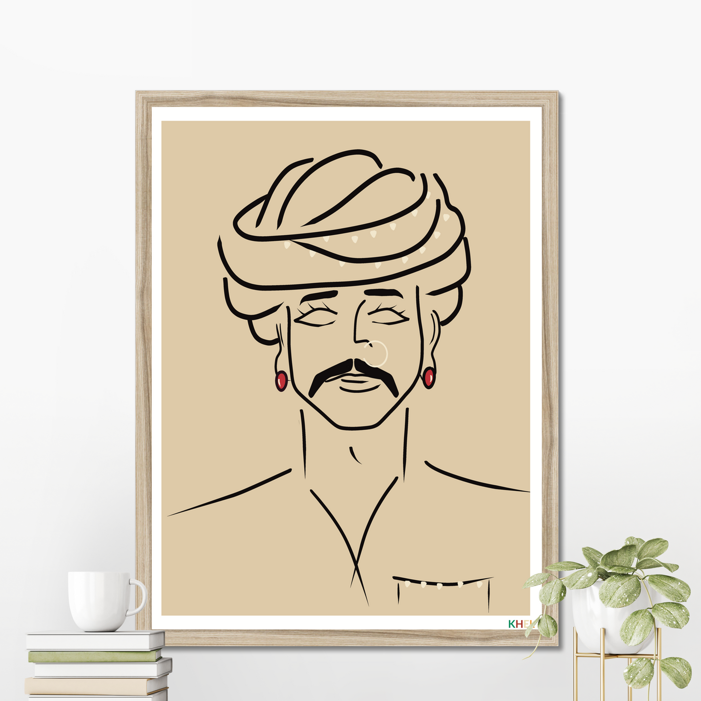 'SULTAN' Minimalist Cultural Fine Art Print