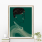 'MONSOON NIGHT RAJA' Minimalist Cultural Fine Art Print