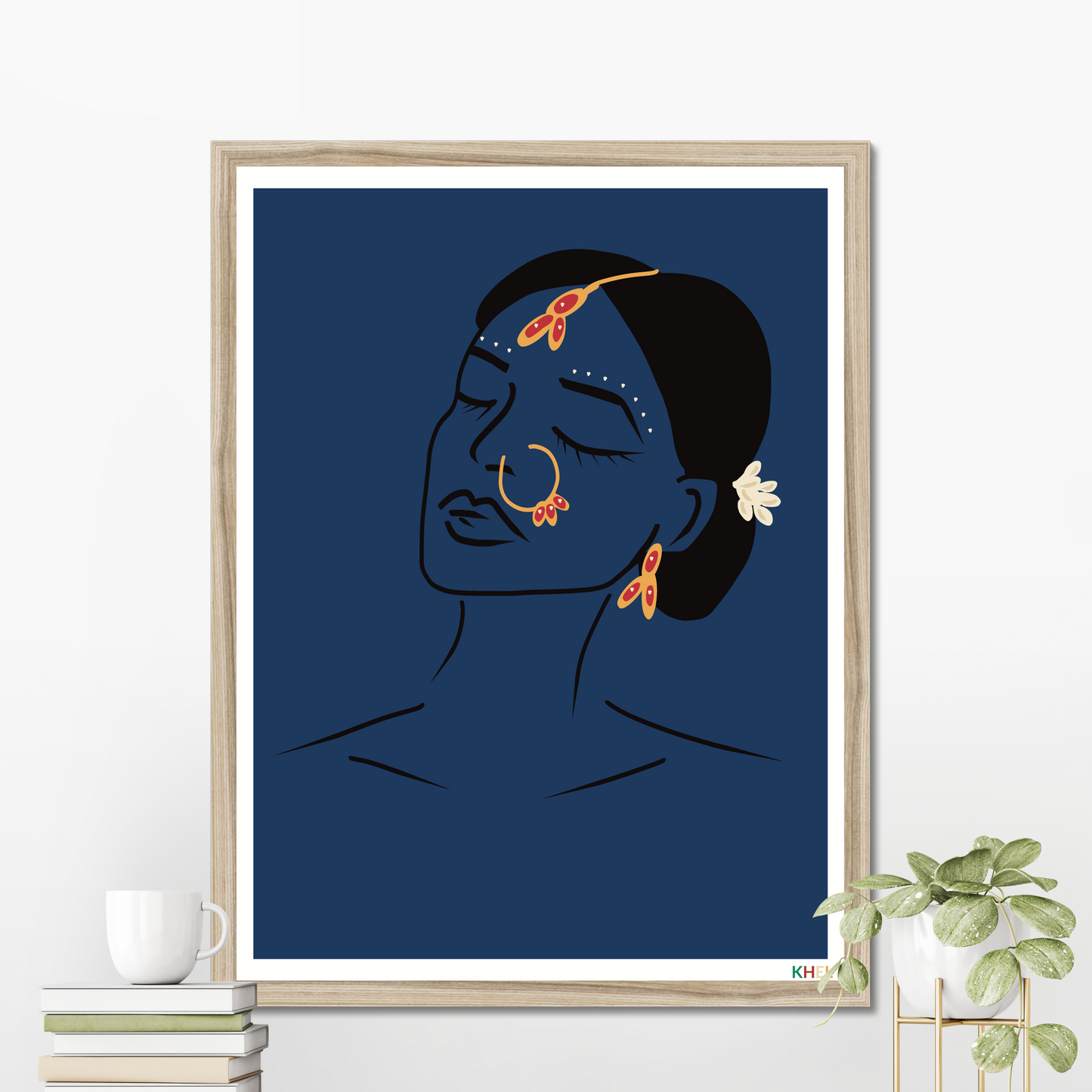 'RADHA' Minimalist Cultural Fine Art Print