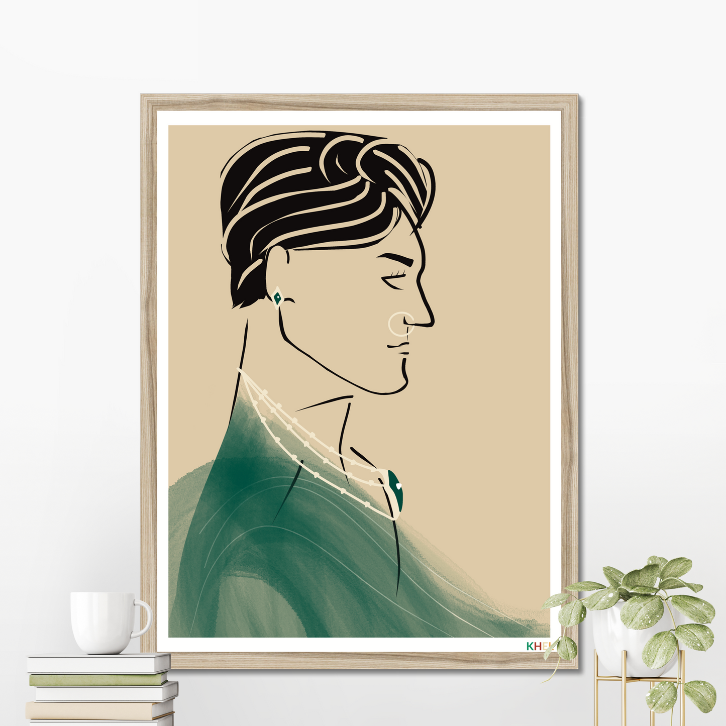 'MONSOON RAJA' Minimalist Cultural Fine Art Print