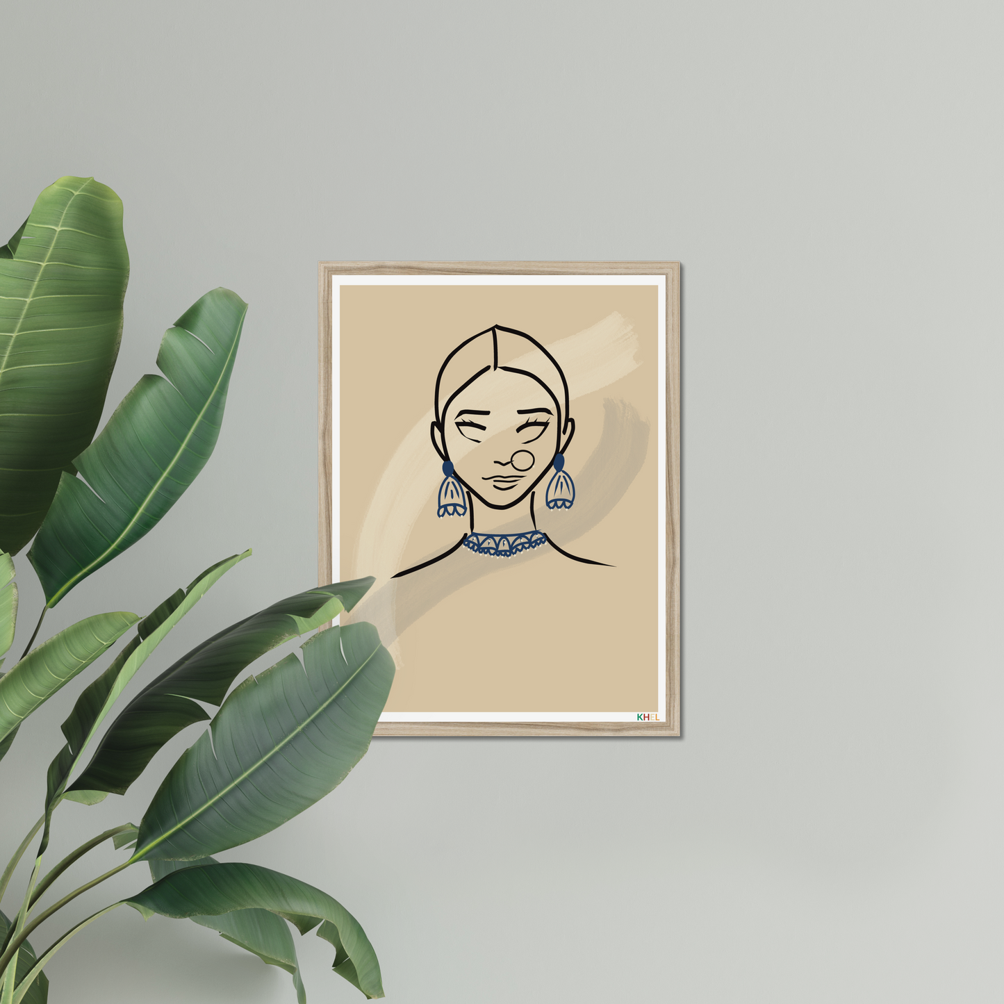 'KUMARI' Minimalist Cultural Fine Art Print