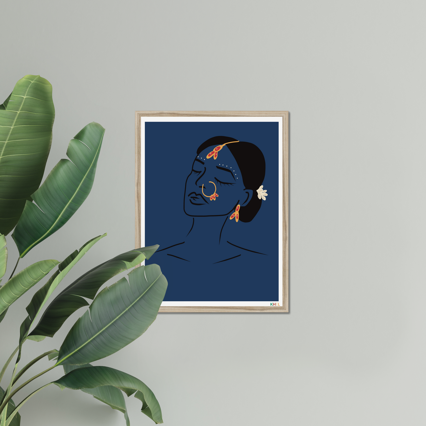 'RADHA' Minimalist Cultural Fine Art Print