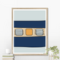 'RAIL GADDI' Minimalist Cultural Fine Art Print