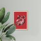'AUTUMN WAGH' Minimalist Cultural Fine Art Print