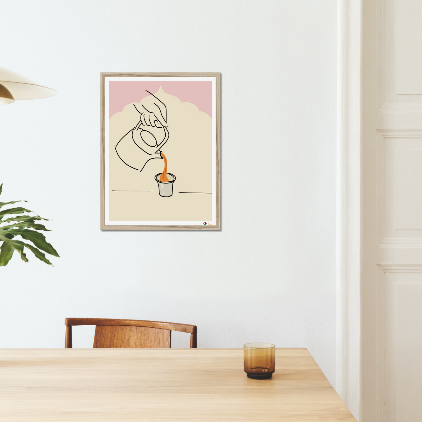 'GHAR KA CHAI' Minimalist Cultural Fine Art Print