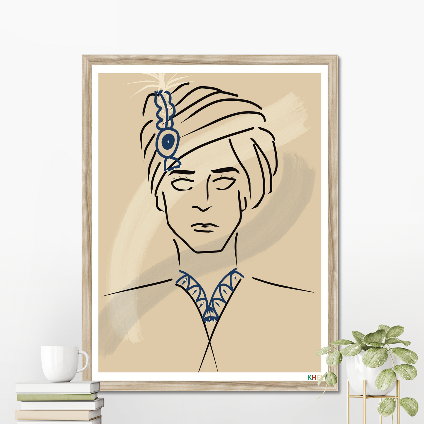 'KUMAR' Minimalist Cultural Fine Art Print