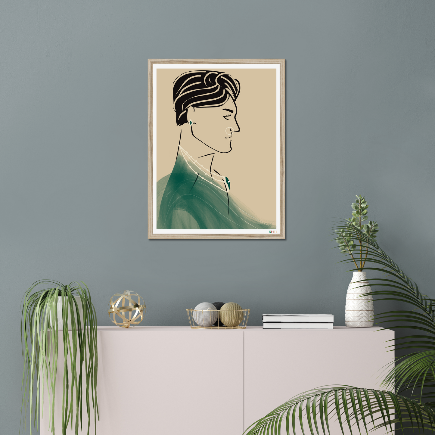 'MONSOON RAJA' Minimalist Cultural Fine Art Print