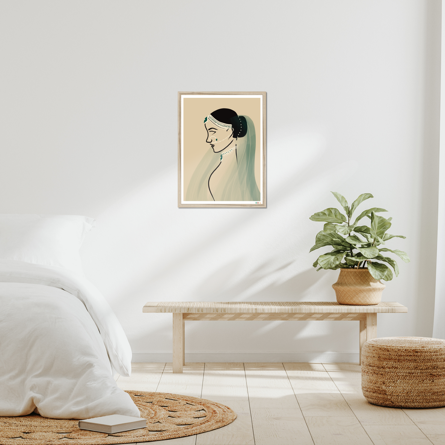 'MONSOON RANI' Minimalist Cultural Fine Art Print