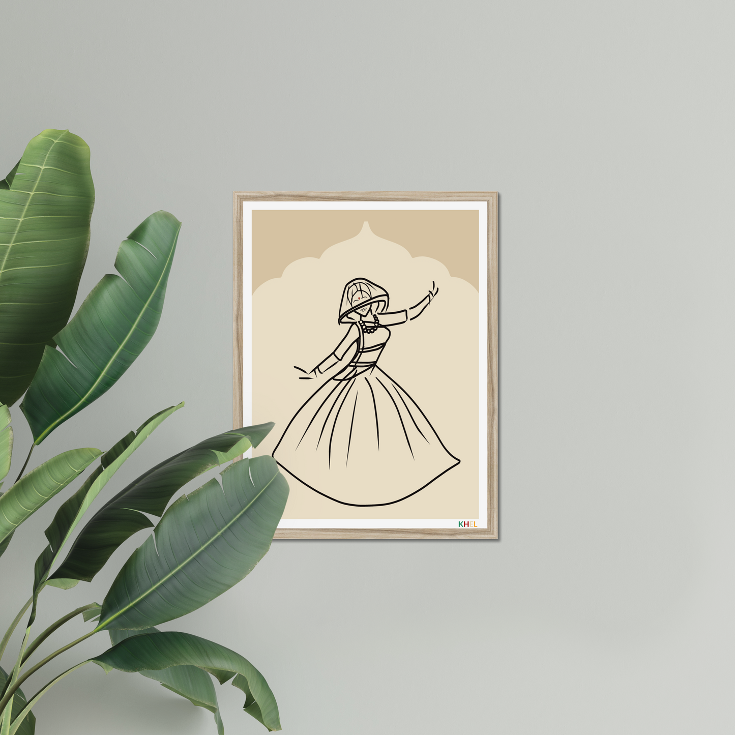 'GHOOMAR' Minimalist Cultural Fine Art Print