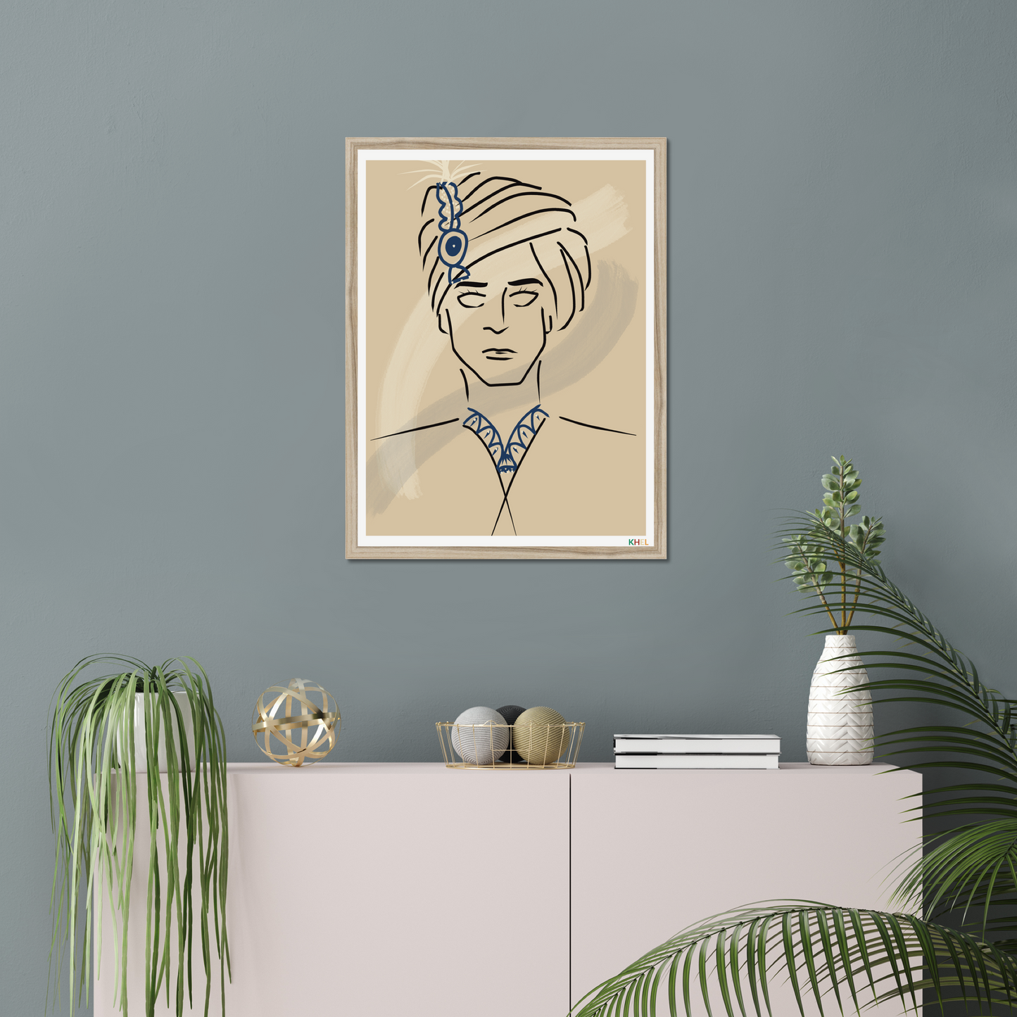 'KUMAR' Minimalist Cultural Fine Art Print