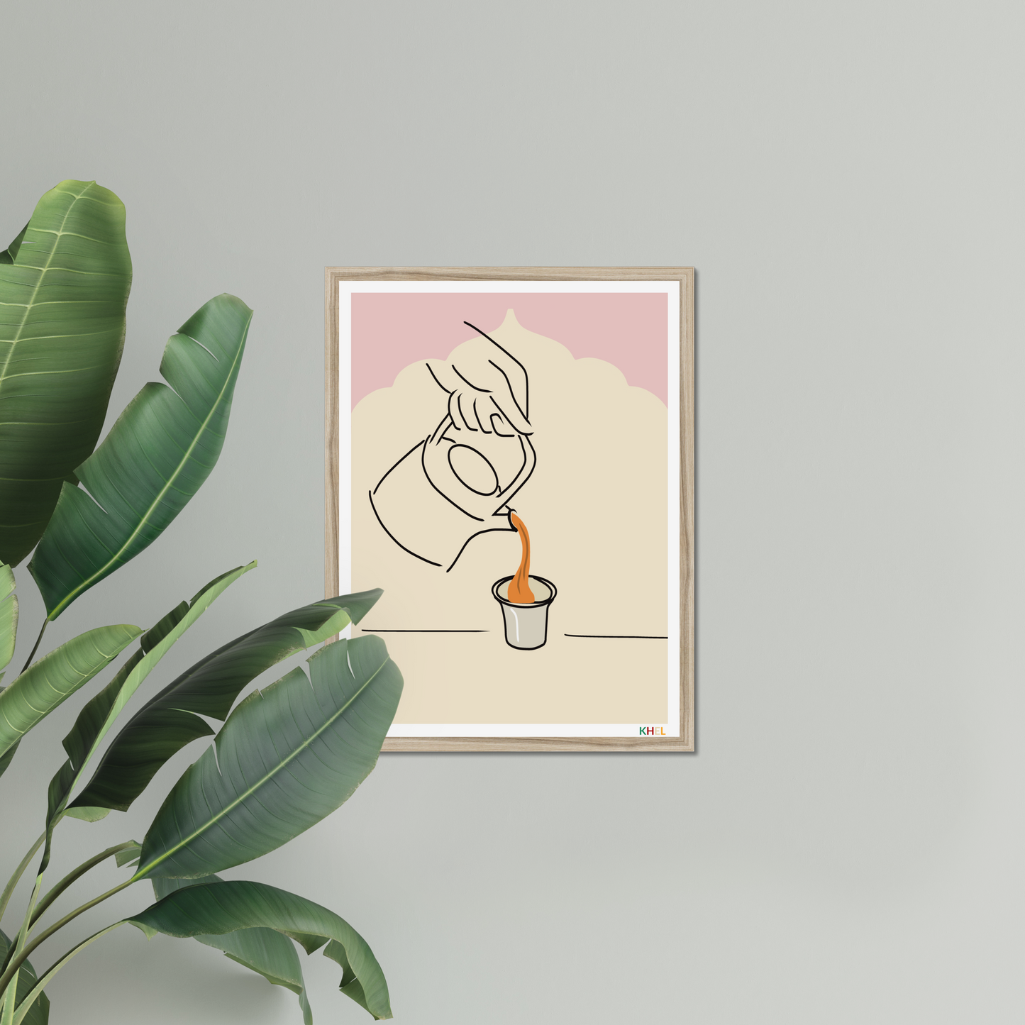 'GHAR KA CHAI' Minimalist Cultural Fine Art Print