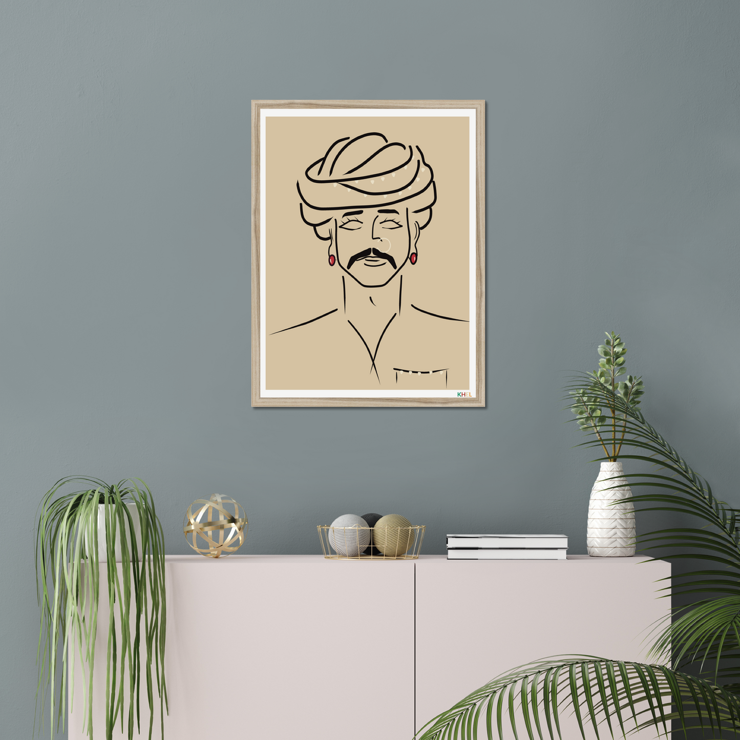 'SULTAN' Minimalist Cultural Fine Art Print