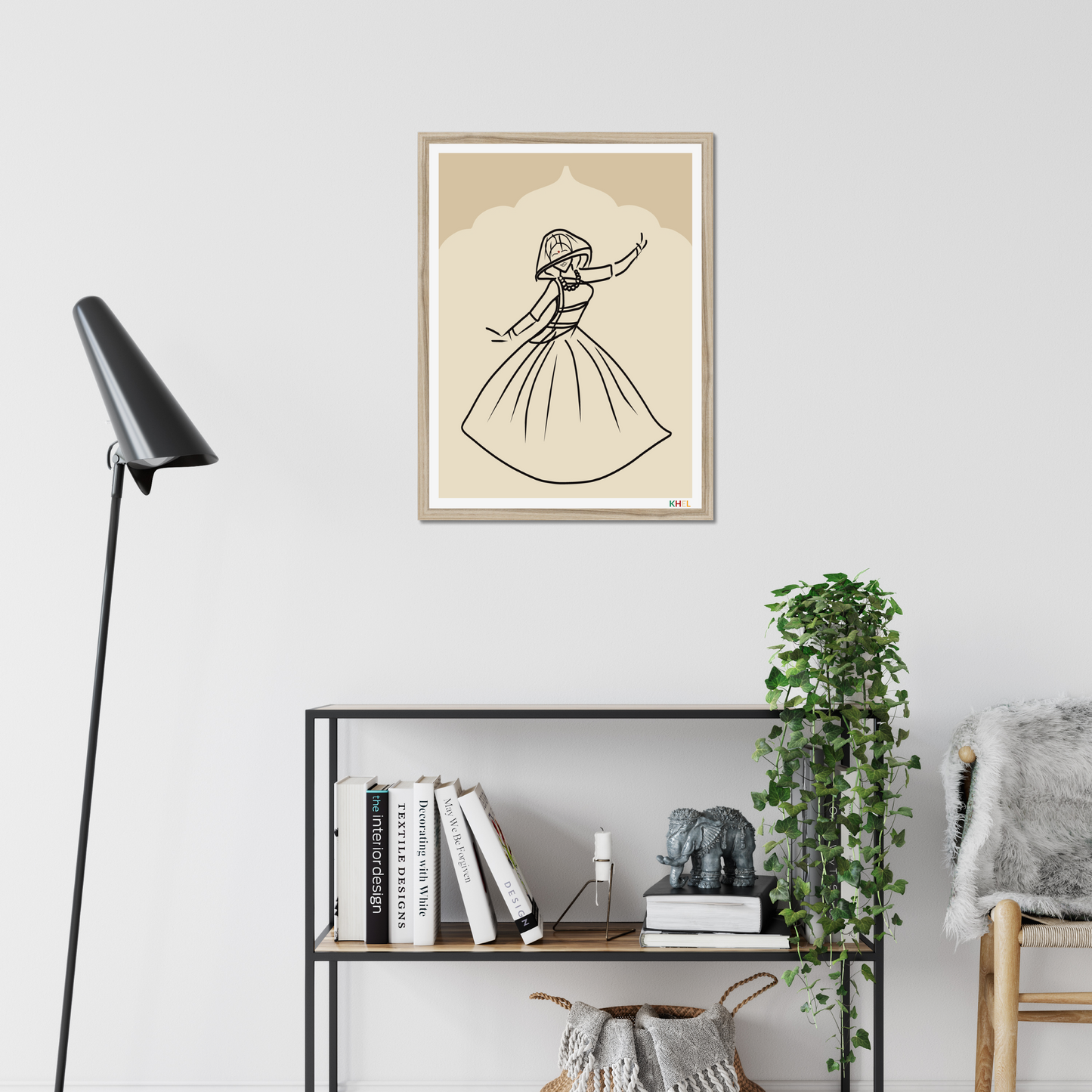 'GHOOMAR' Minimalist Cultural Fine Art Print