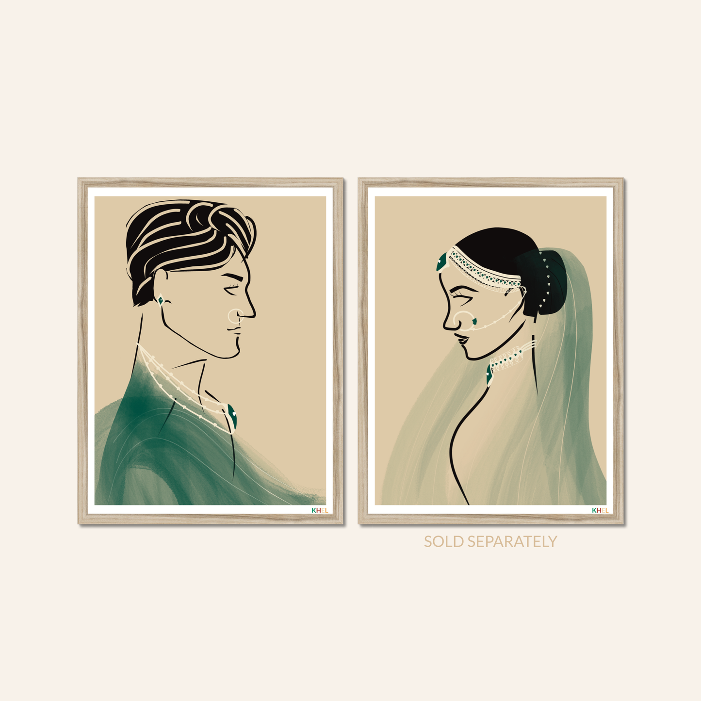 'MONSOON RAJA' Minimalist Cultural Fine Art Print