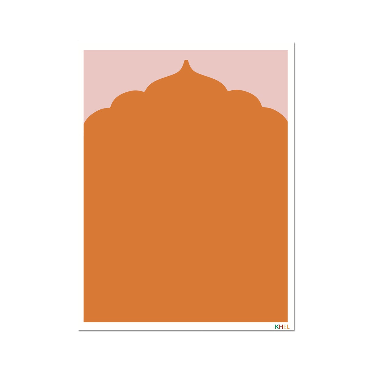 'AUTUMN MAHAL' Minimalist Cultural Fine Art Print