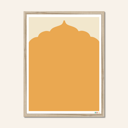 'SUMMER MAHAL' Minimalist Cultural Fine Art Print