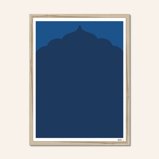 'WINTER MAHAL' Minimalist Cultural Fine Art Print