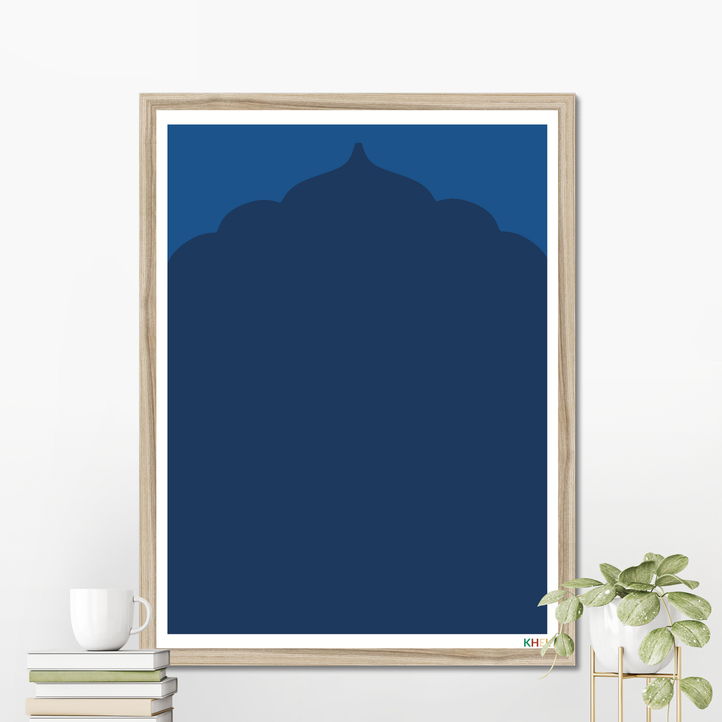 'WINTER MAHAL' Minimalist Cultural Fine Art Print