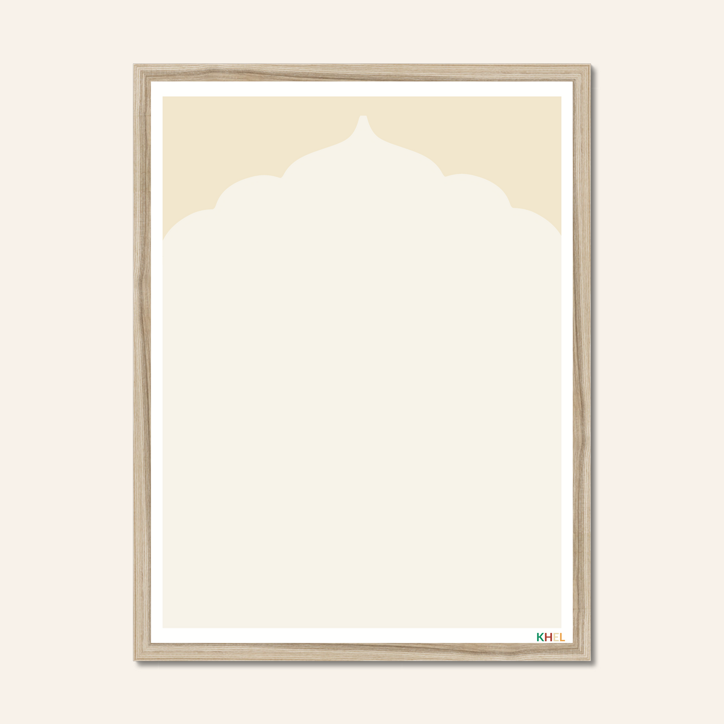 'MORNING MAHAL' Minimalist Cultural Fine Art Print