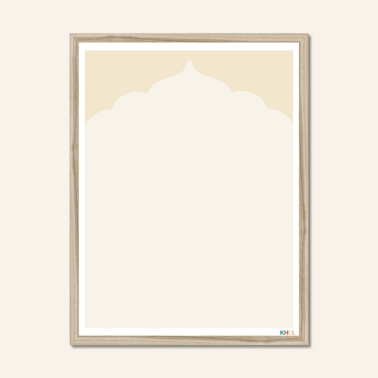 'MORNING MAHAL' Minimalist Cultural Fine Art Print