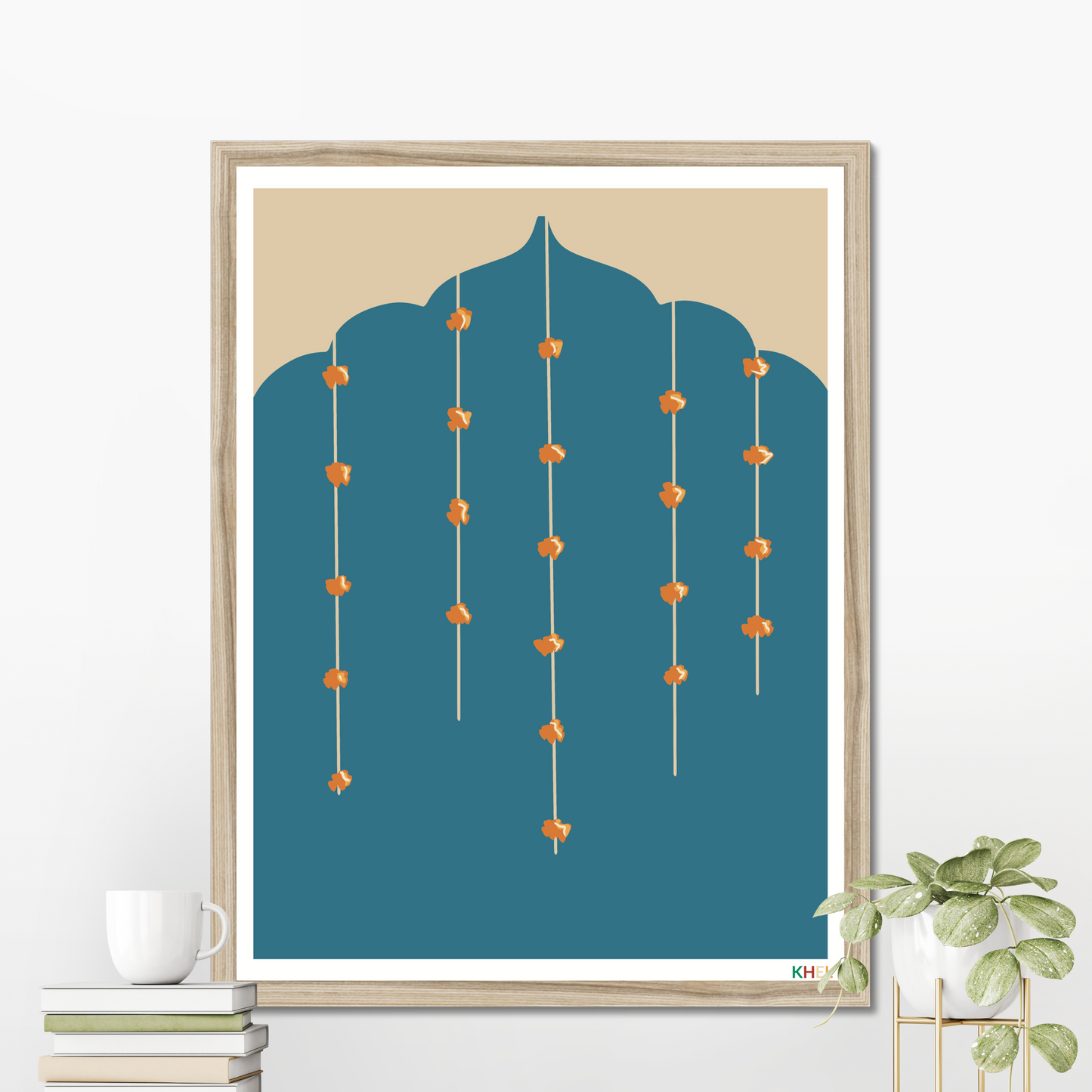 'PHOOL MAHAL' Minimalist Cultural Fine Art Print