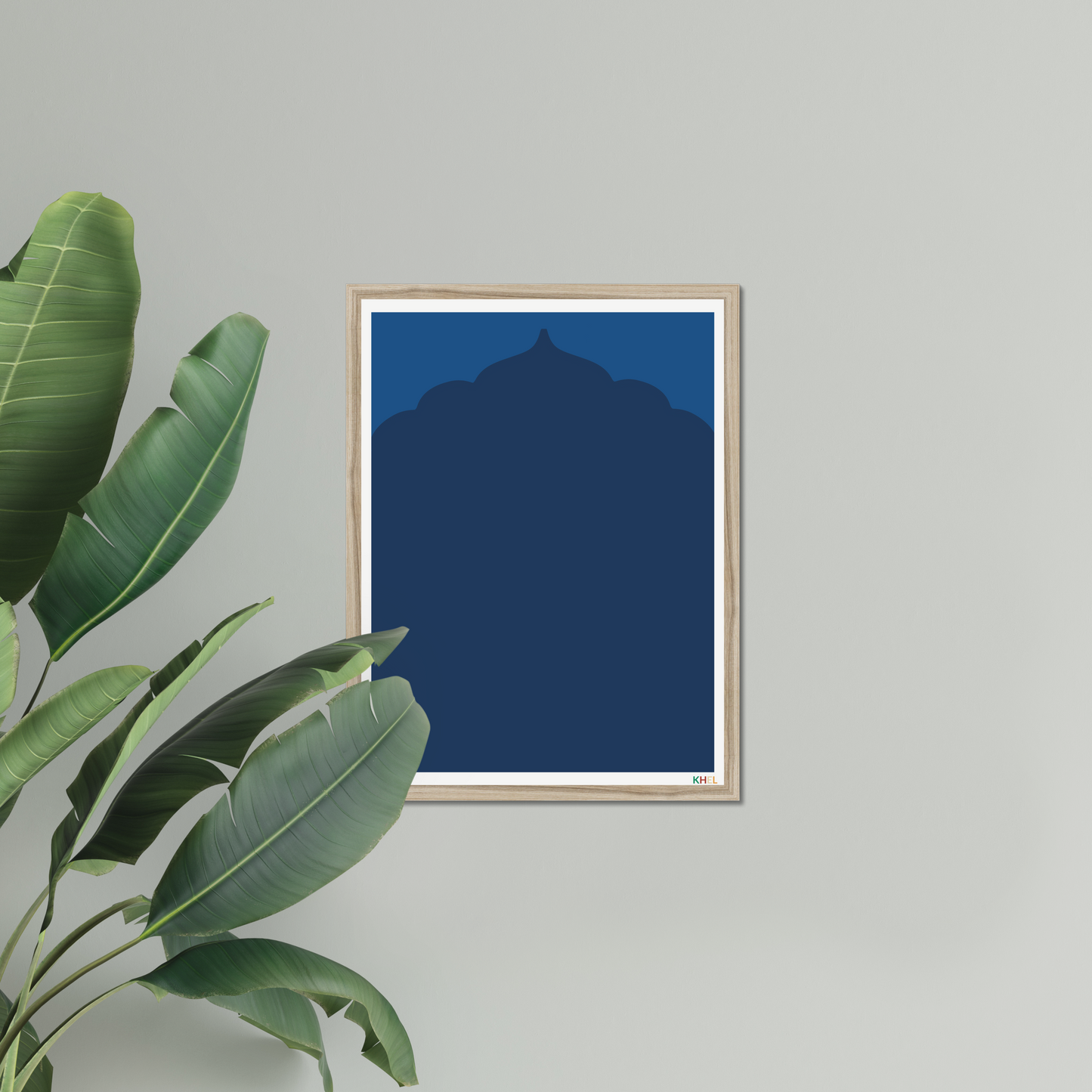 'WINTER MAHAL' Minimalist Cultural Fine Art Print