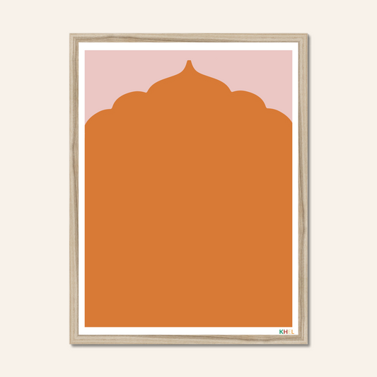 'AUTUMN MAHAL' Minimalist Cultural Fine Art Print