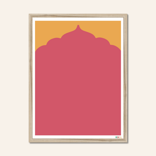 'SPRING MAHAL' Minimalist Cultural Fine Art Print